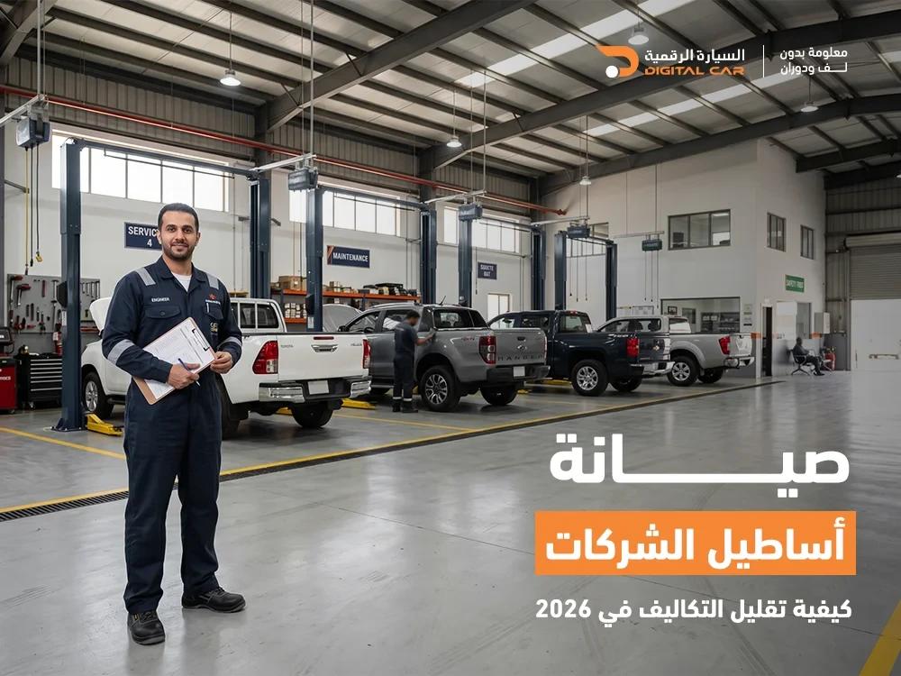 صيانة أساطيل الشركات: كيفية تقليل التكاليف في 2026