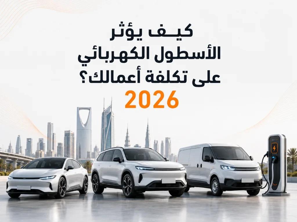 كيف يؤثر الأسطول الكهربائي علي تكلفة أعمالك